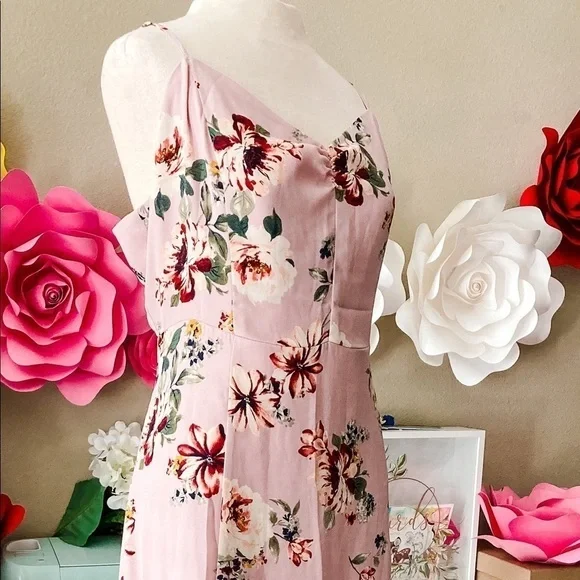 Nwt Leith Floral Print Maxi Dress - Picture 3 of 9